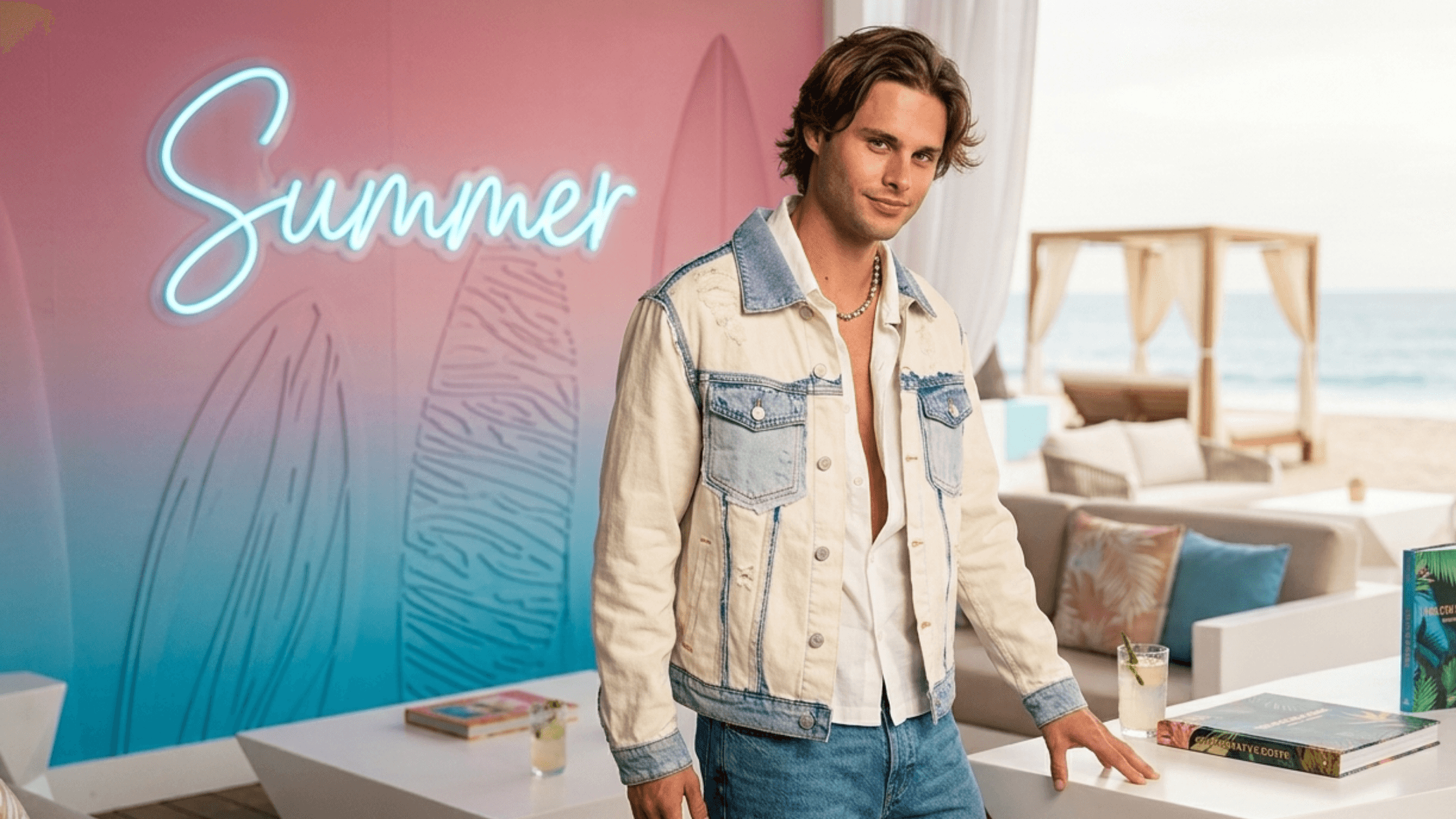 How to Get the Love Island USA S08 Bryce Dettloff Denim Jacket Look