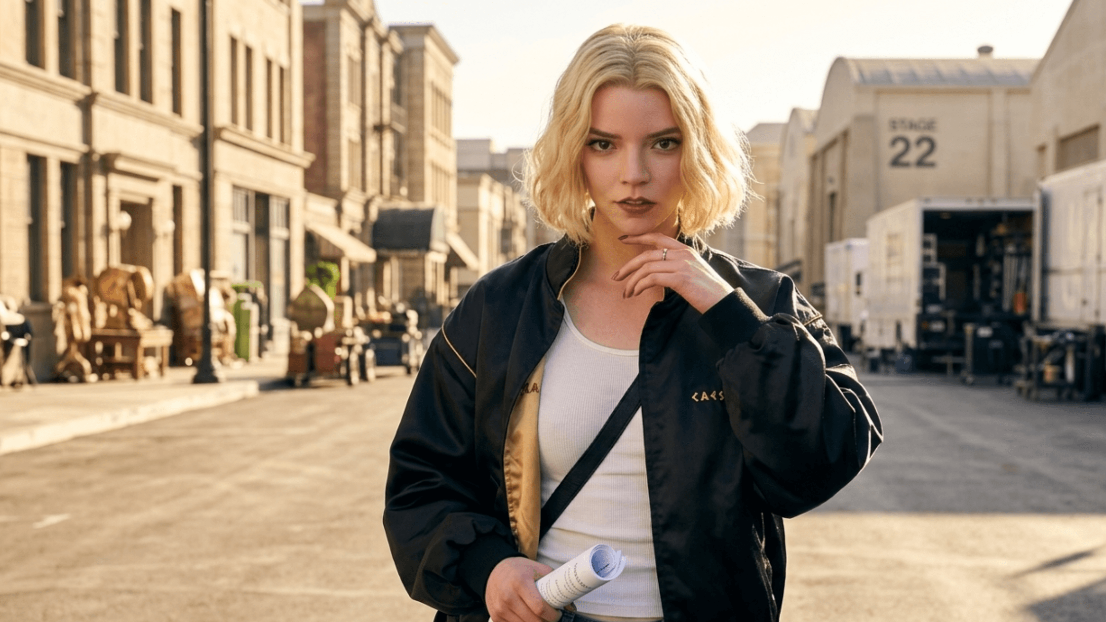 Looking for the Lucky S01 Anya Taylor-Joy Black Bomber Jacket Get the Celebrity Look