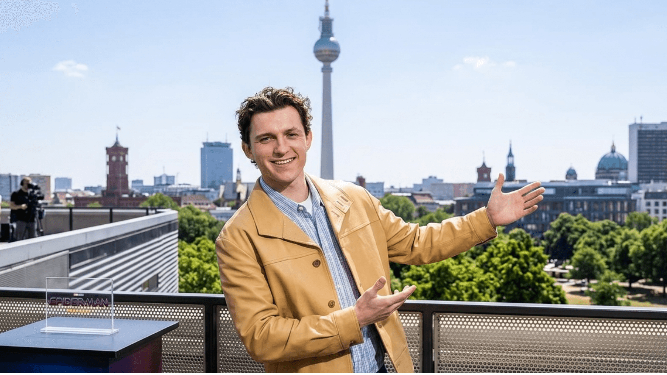 Where to Buy Tom Holland Spider-Man: Brand New Day Photocall Leather Jacket?
