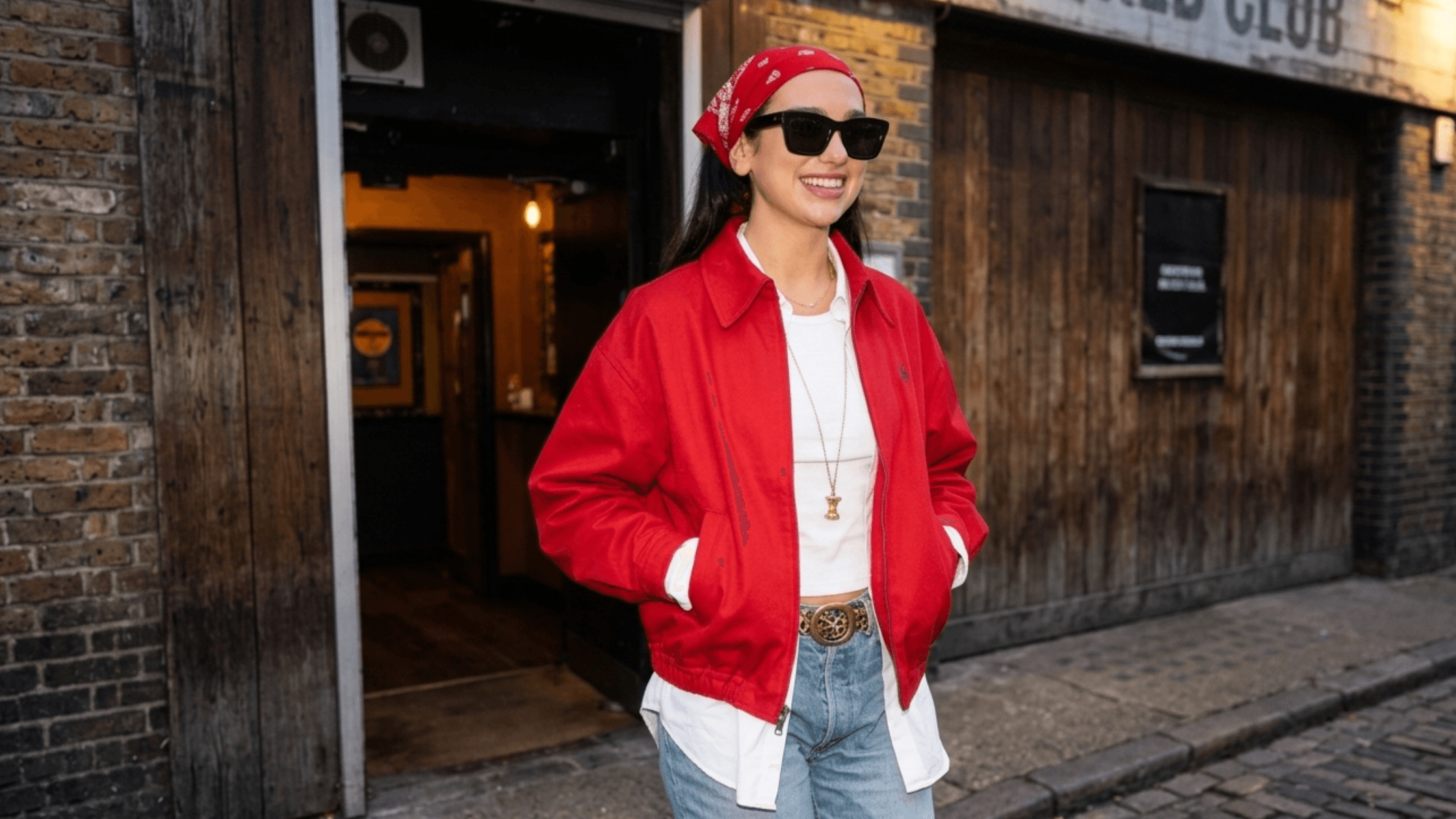 How to Get Dua Lipa’s NYC 2026 Red Jacket Look