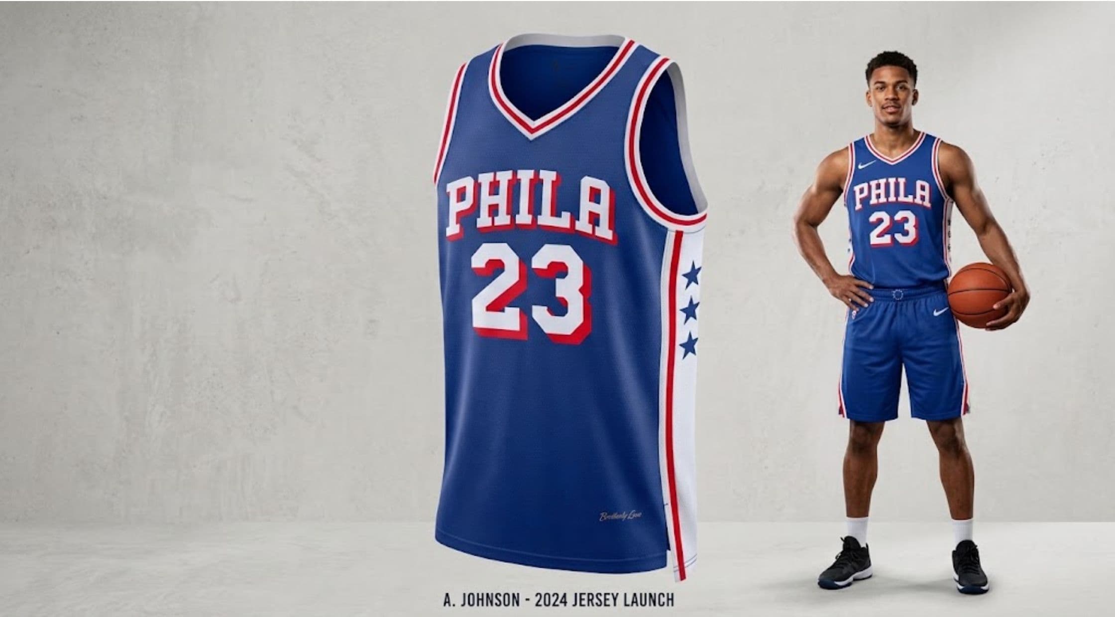 How to Get the LeBron James Philadelphia 76ers Royal Swingman Jersey Look
