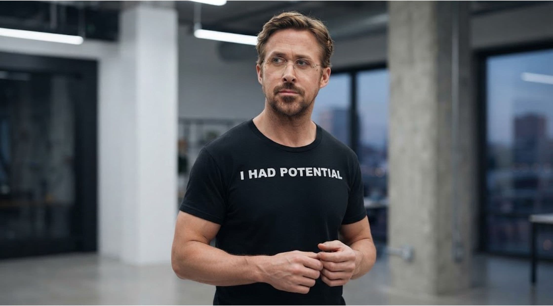 How to Get the Project Hail Mary Ryan Gosling I Had Potential T-Shirt Look