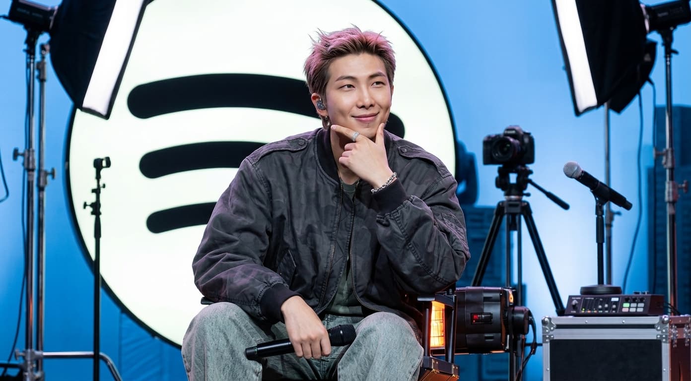 How to Get the BTS x Spotify Event Normal 2026 RM Bomber Jacket Look